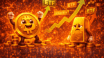 Bitcoin ganha força contra o ouro com ETFs sinalizando mudança no capital