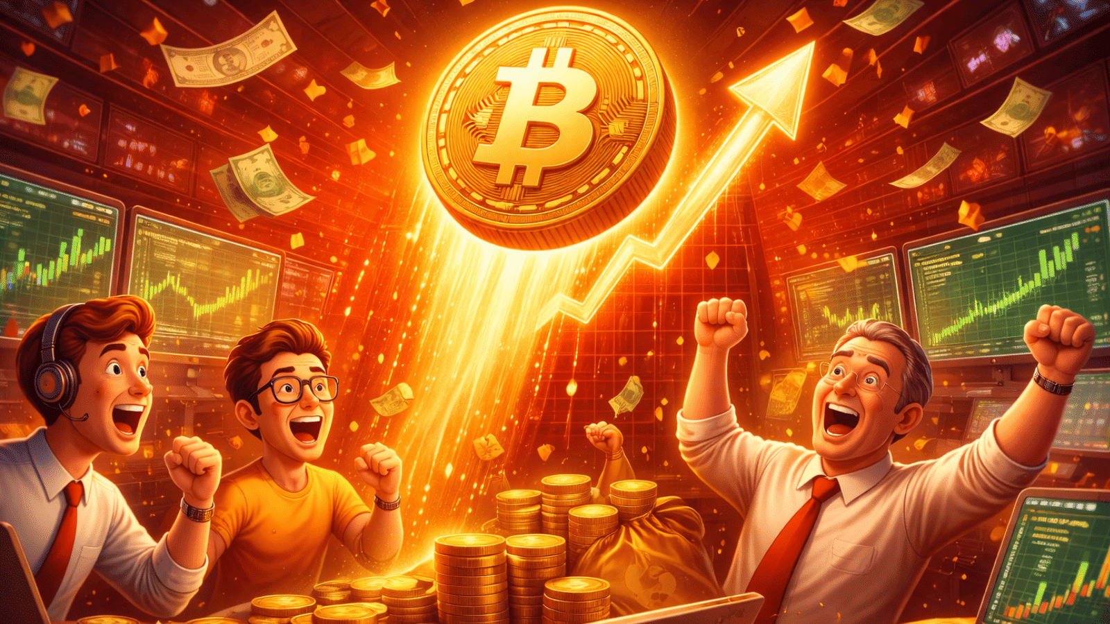 Bitcoin sobe após dado de inflação dos EUA e traders já falam em rompimento neste mês