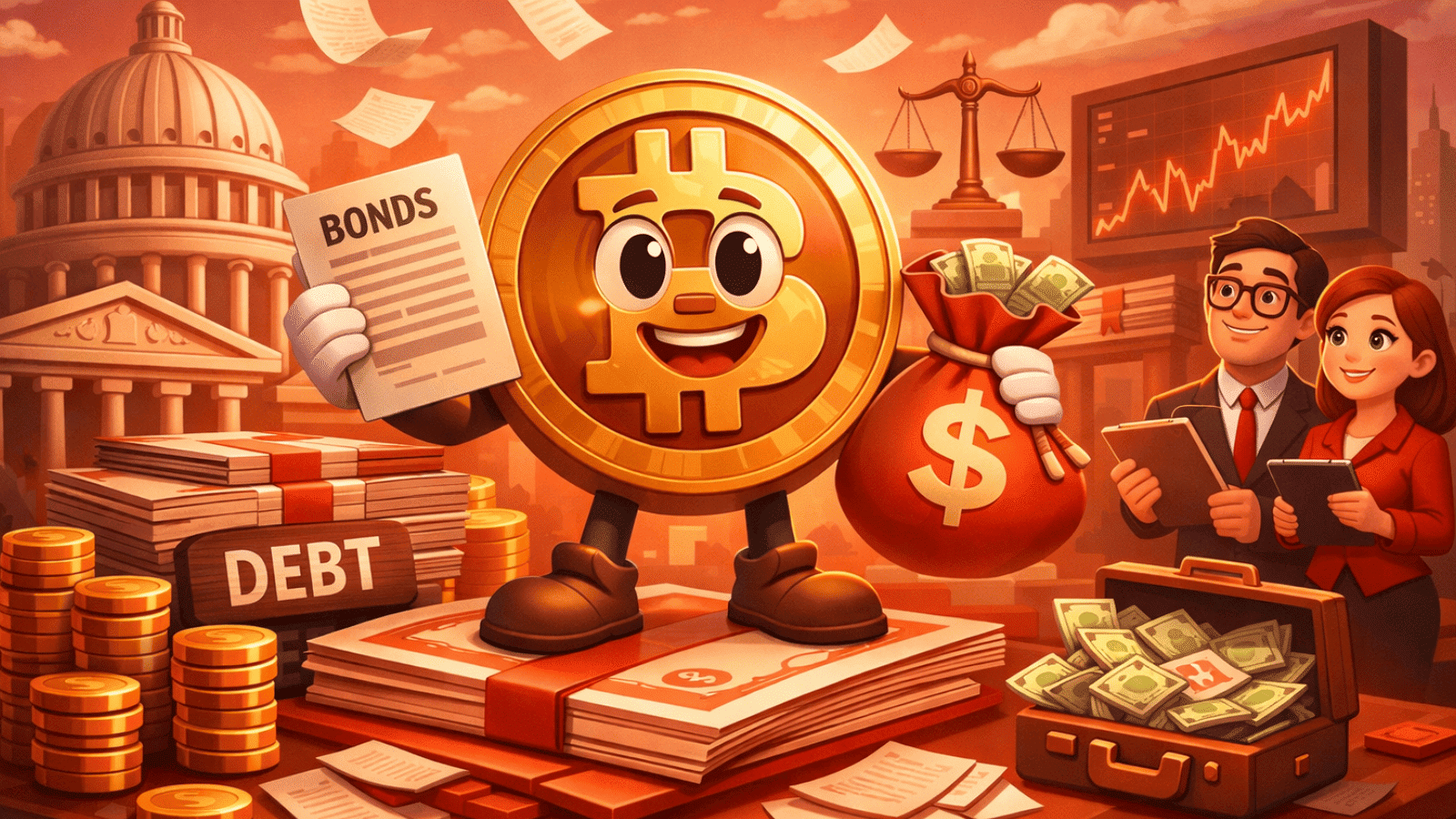 Bitcoin vira garantia de dívida pública pela primeira vez e teste pode redefinir o mercado