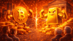 Bitcoin vs ouro: A disputa que revela o choque entre varejo e bancos centrais