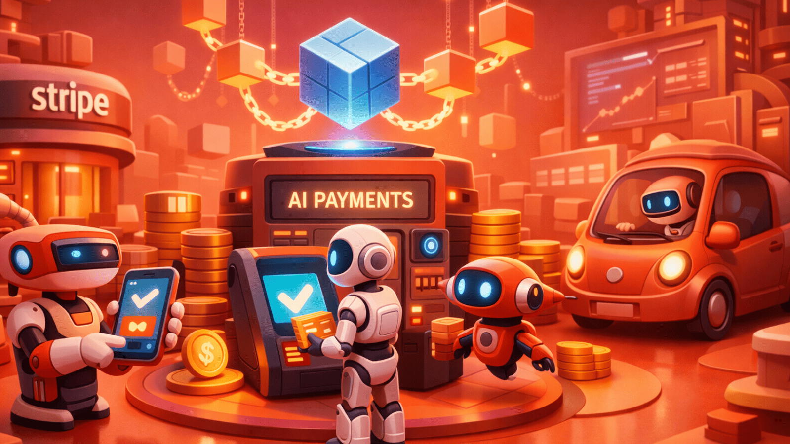 Blockchain da Stripe entra em operação e libera pagamentos autônomos para agentes de IA