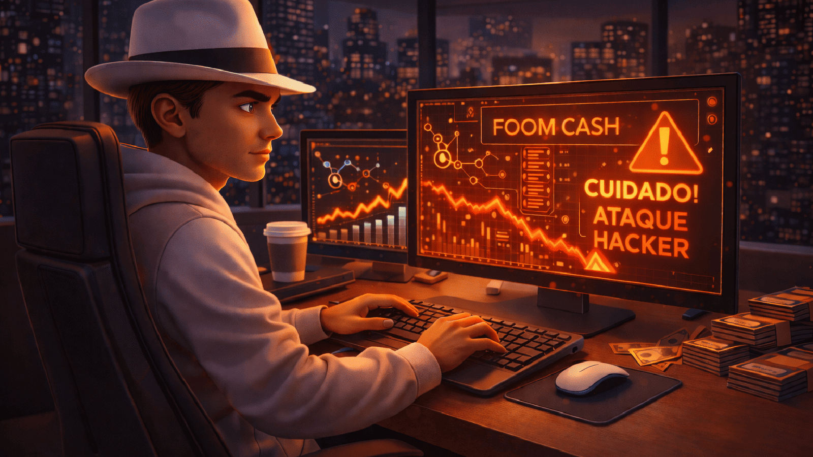 Chapéu branco salva US$ 1,8 milhões em ataque de US$ 2,3 milhões no Foom Cash
