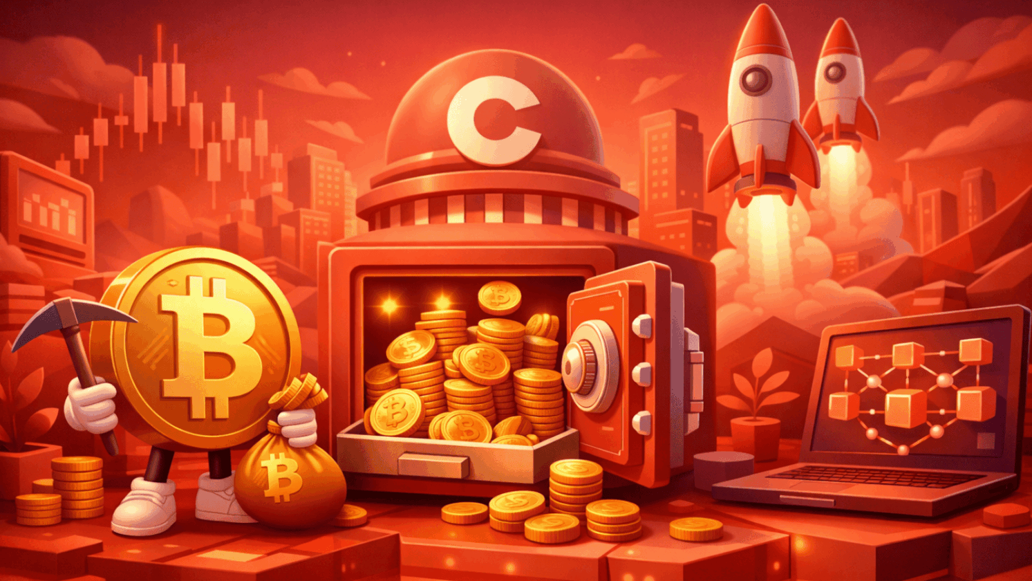 Coinbase leva fundo de rendimento em Bitcoin para blockchain e acelera corrida por tokenização