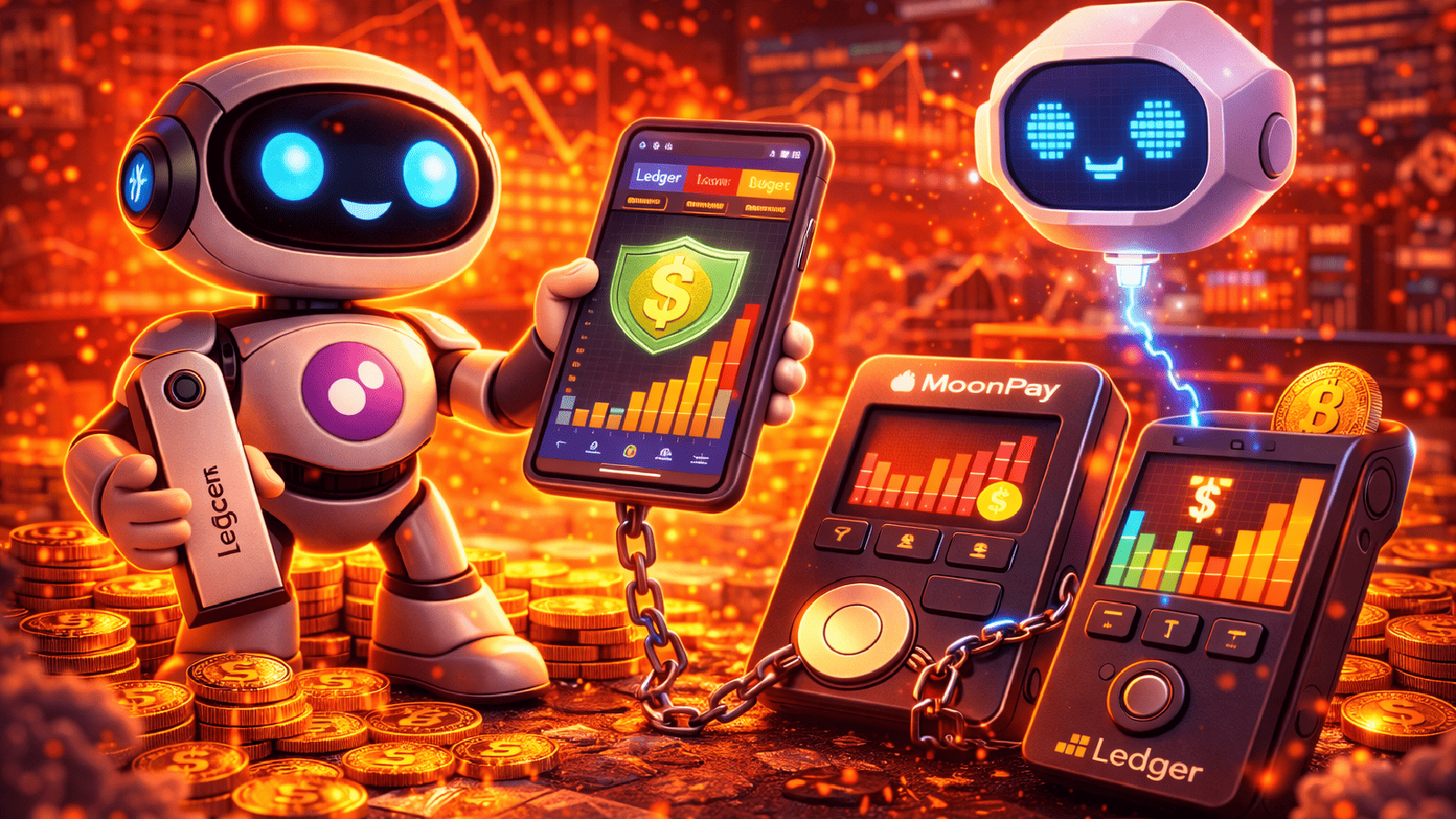 Controle os gastos do seu agente de IA com criptomoedas usando Ledger e MoonPay