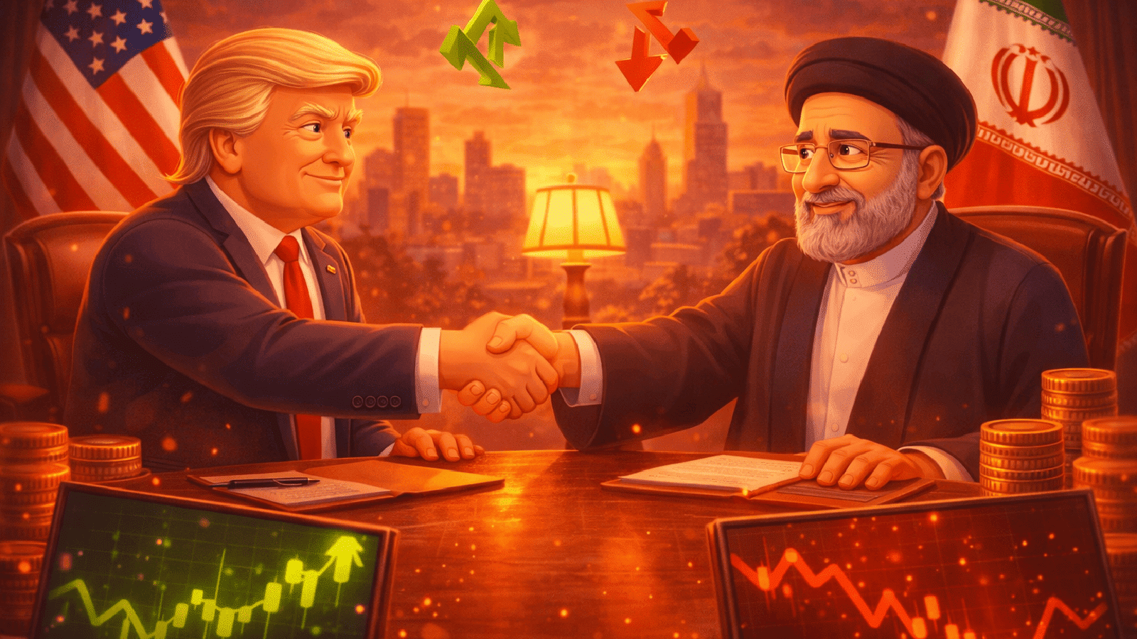 Conversas entre Trump e Irã acalmam investidores, mas volatilidade persiste