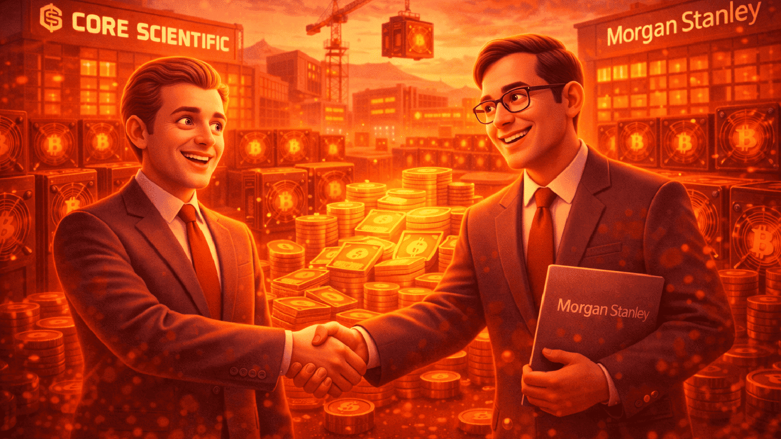 Core Scientific garante até US$ 1 bilhão em crédito do Morgan Stanley para expansão de data centers