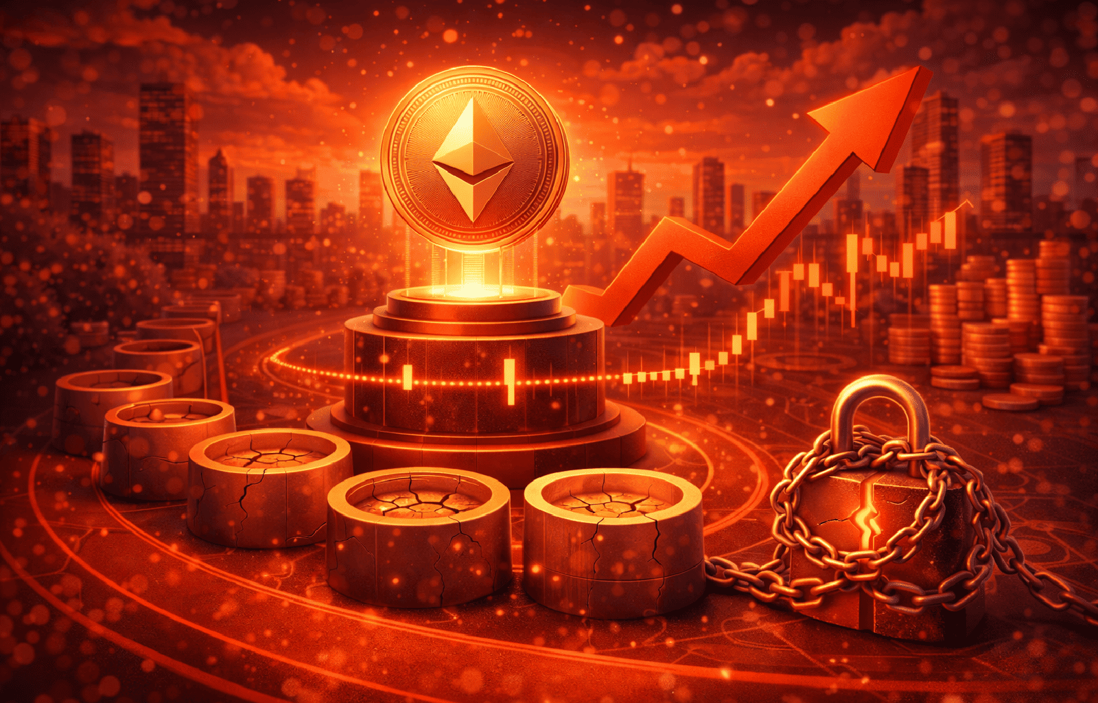 Crise de oferta do Ethereum acelera — até onde o ETH pode chegar