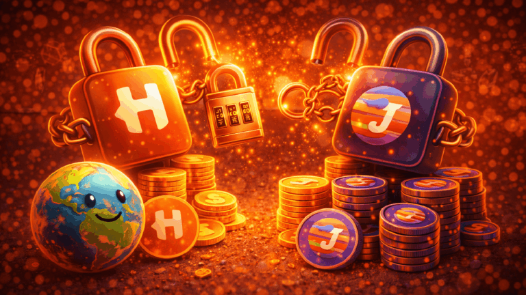 Desbloqueios de tokens colocam Humanity e Jupiter no radar com mais de 230 milhões