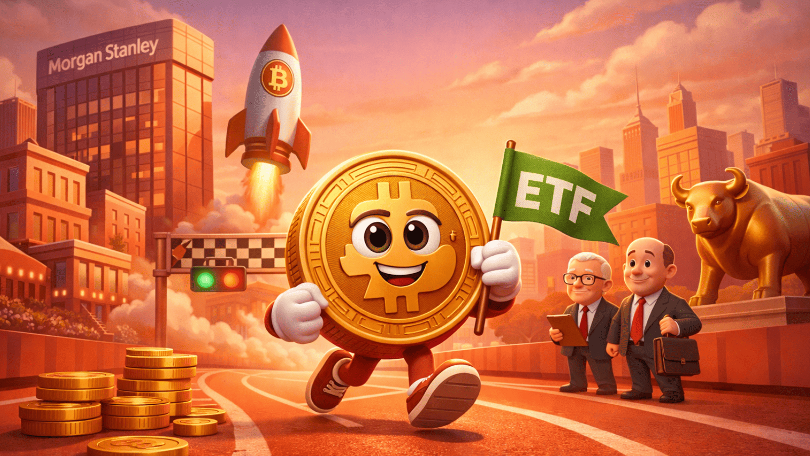 ETF de Bitcoin do Morgan Stanley entra na reta final e pode destravar nova onda institucional