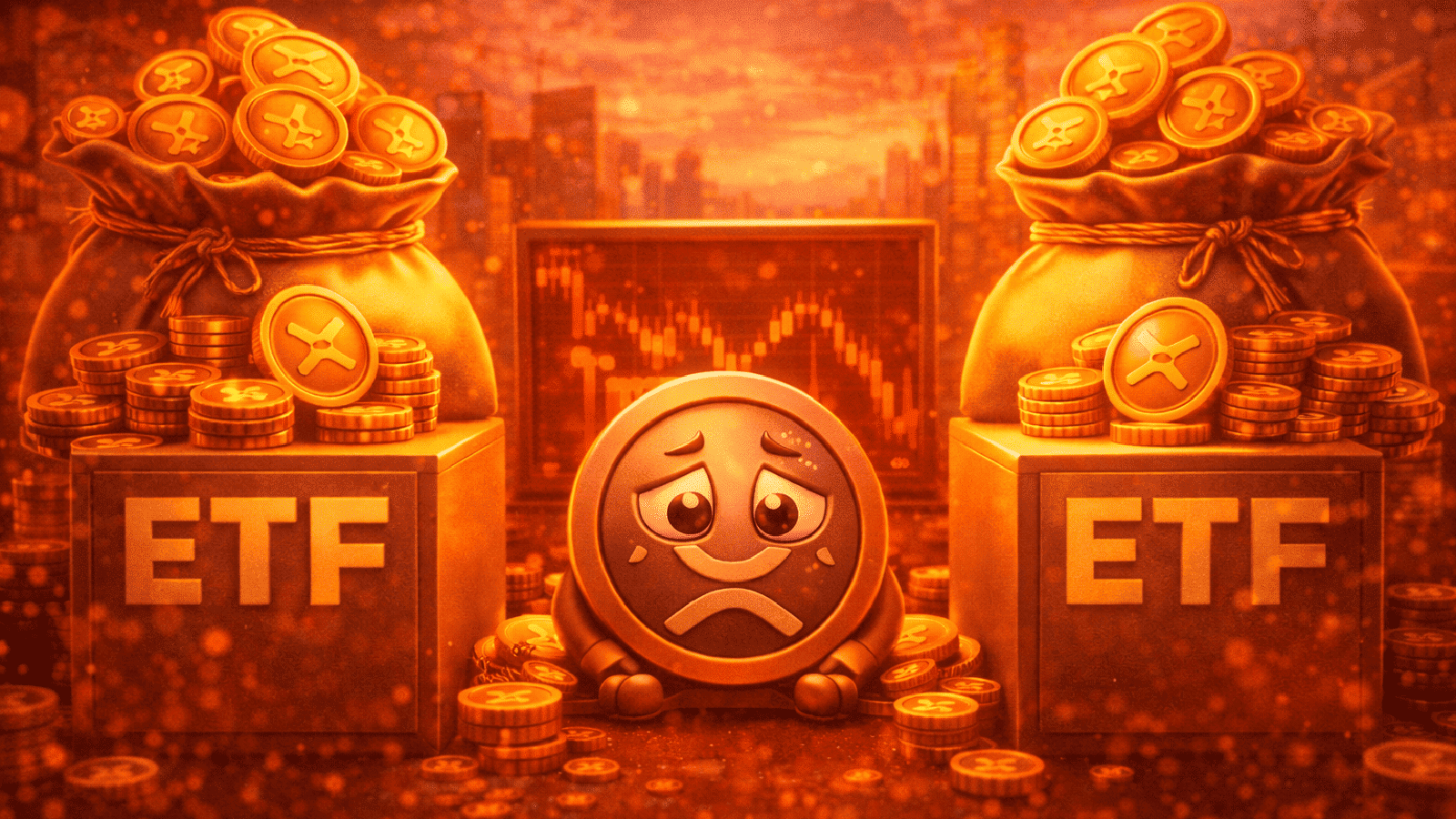 ETFs de XRP atraem bilhões em investimentos, mas preço da criptomoeda não reage