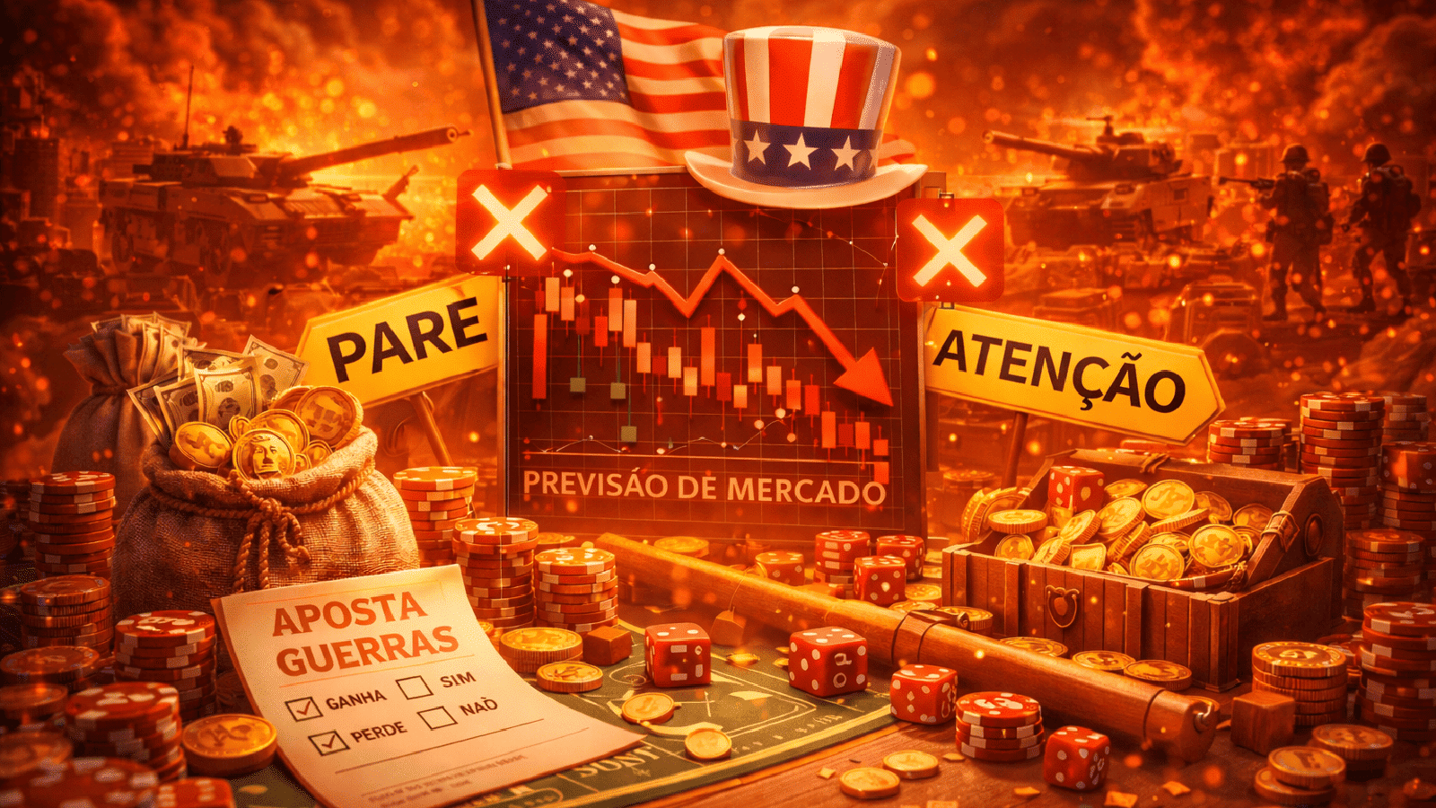 EUA querem barrar apostas sobre guerras — novo projeto pode mudar mercados de previsão