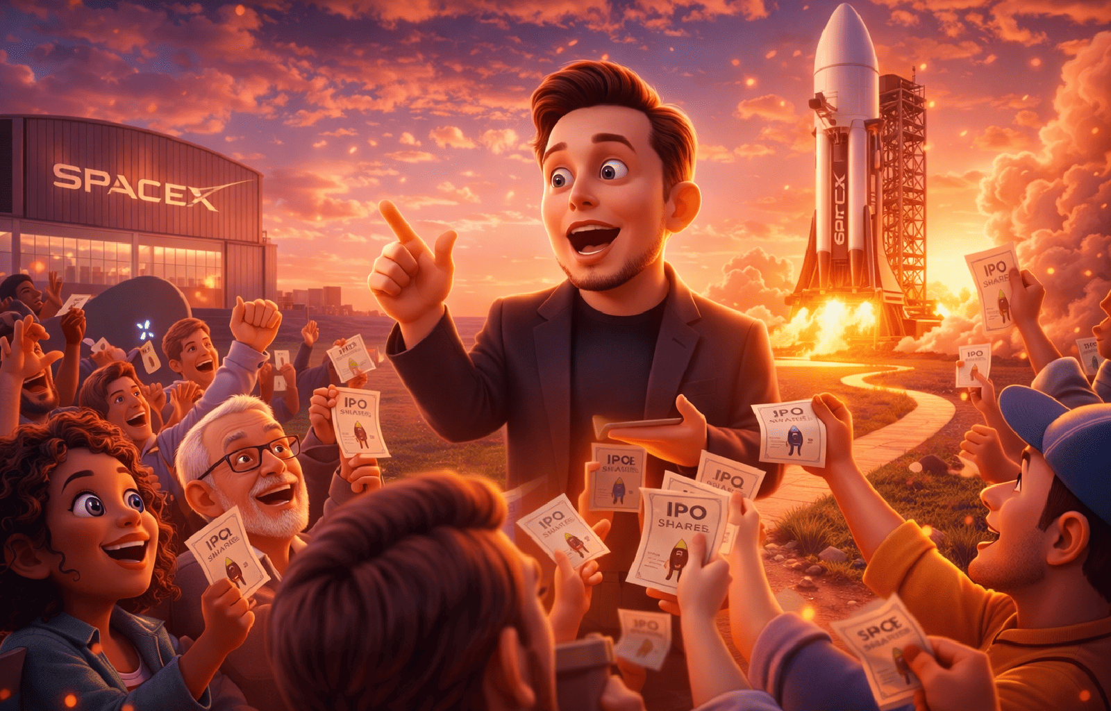 Elon Musk diz que 30% do IPO da SpaceX pode ir para investidores individuais