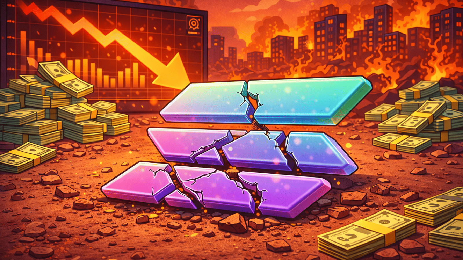 Entrada de entradas de US$ 100 milhões não salva solana Pressão de venda pode derrubar o preço