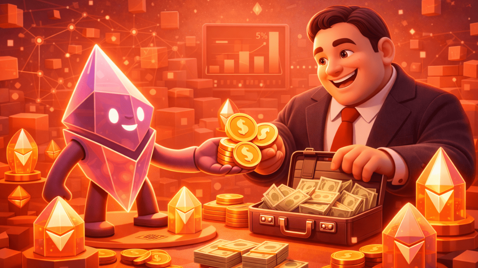 Ethereum Foundation vende US$ 10 milhões em ETH para gigante que quer dominar 5% da rede