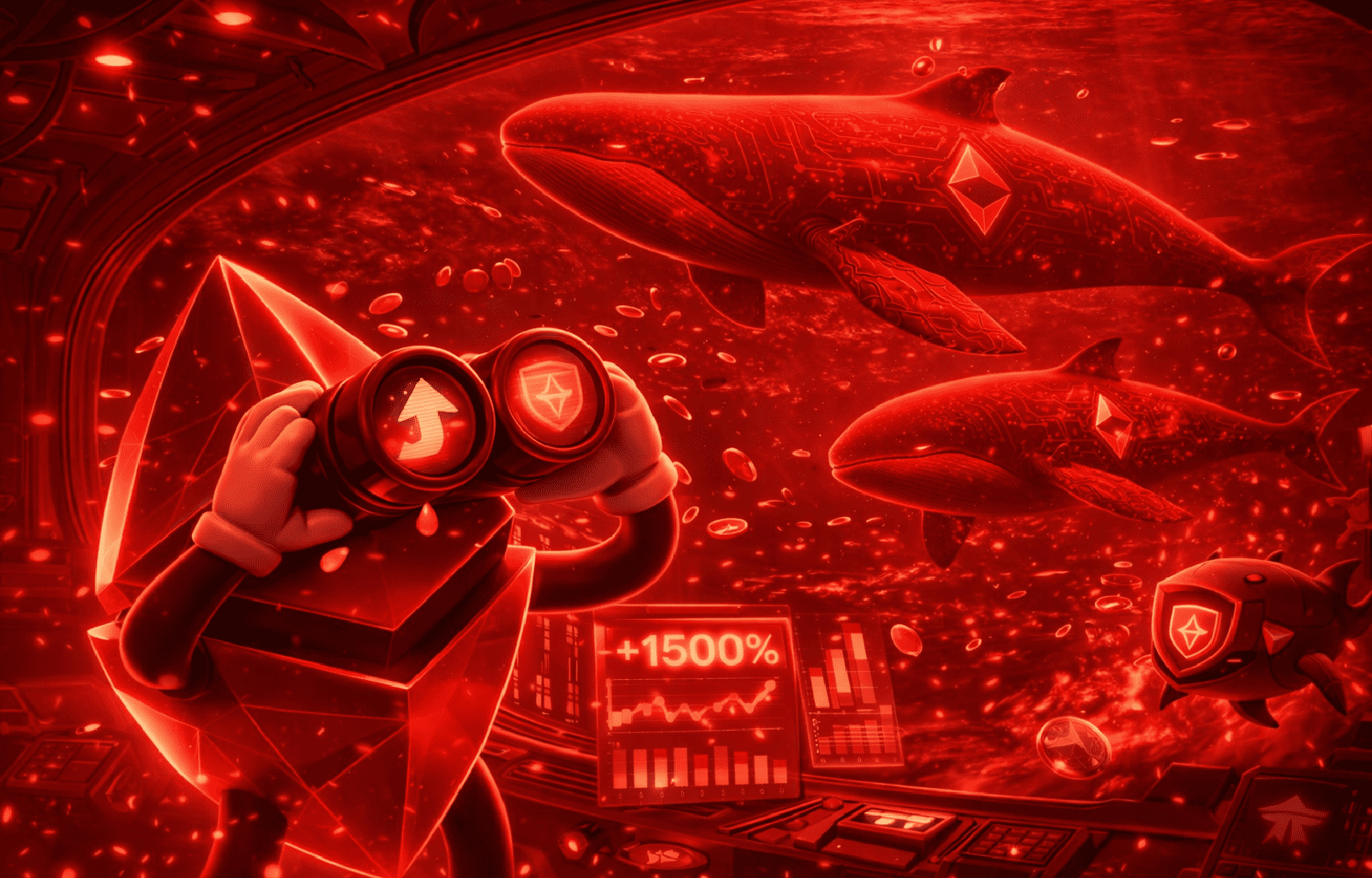 Ethereum em alerta Movimentação de baleias dispara 1.500% com avanço em segurança pós-quântica