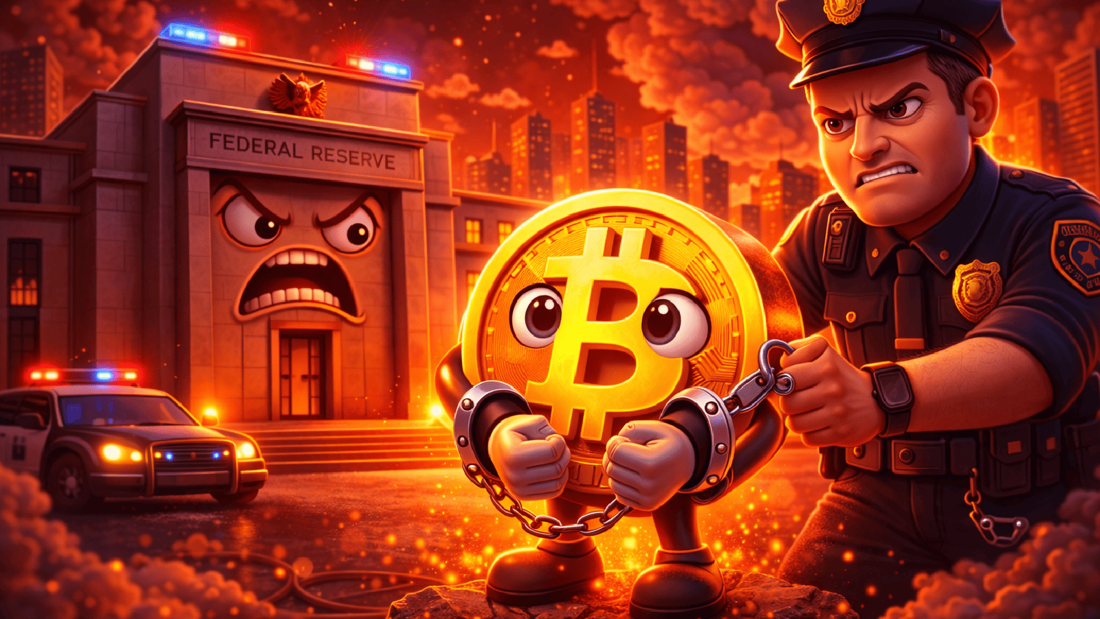 Fed pode punir bancos que mantêm Bitcoin Tensão com criptomoedas dispara nos EUA