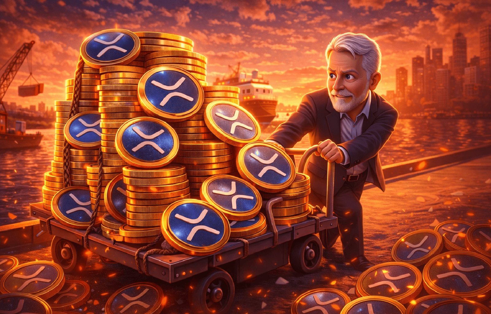 Fundador da Ripple move US$ 1 bilhão em XRP e chama atenção do mercado cripto