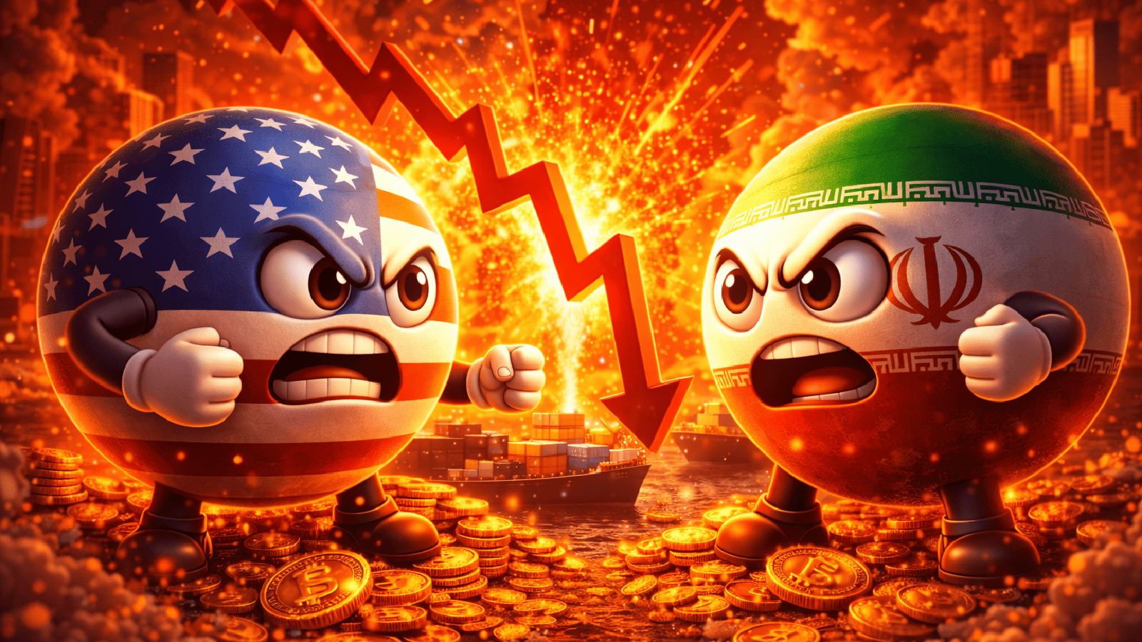 Guerra comercial à vista Tarifas de Trump contra o Irã preocupam mercados globais