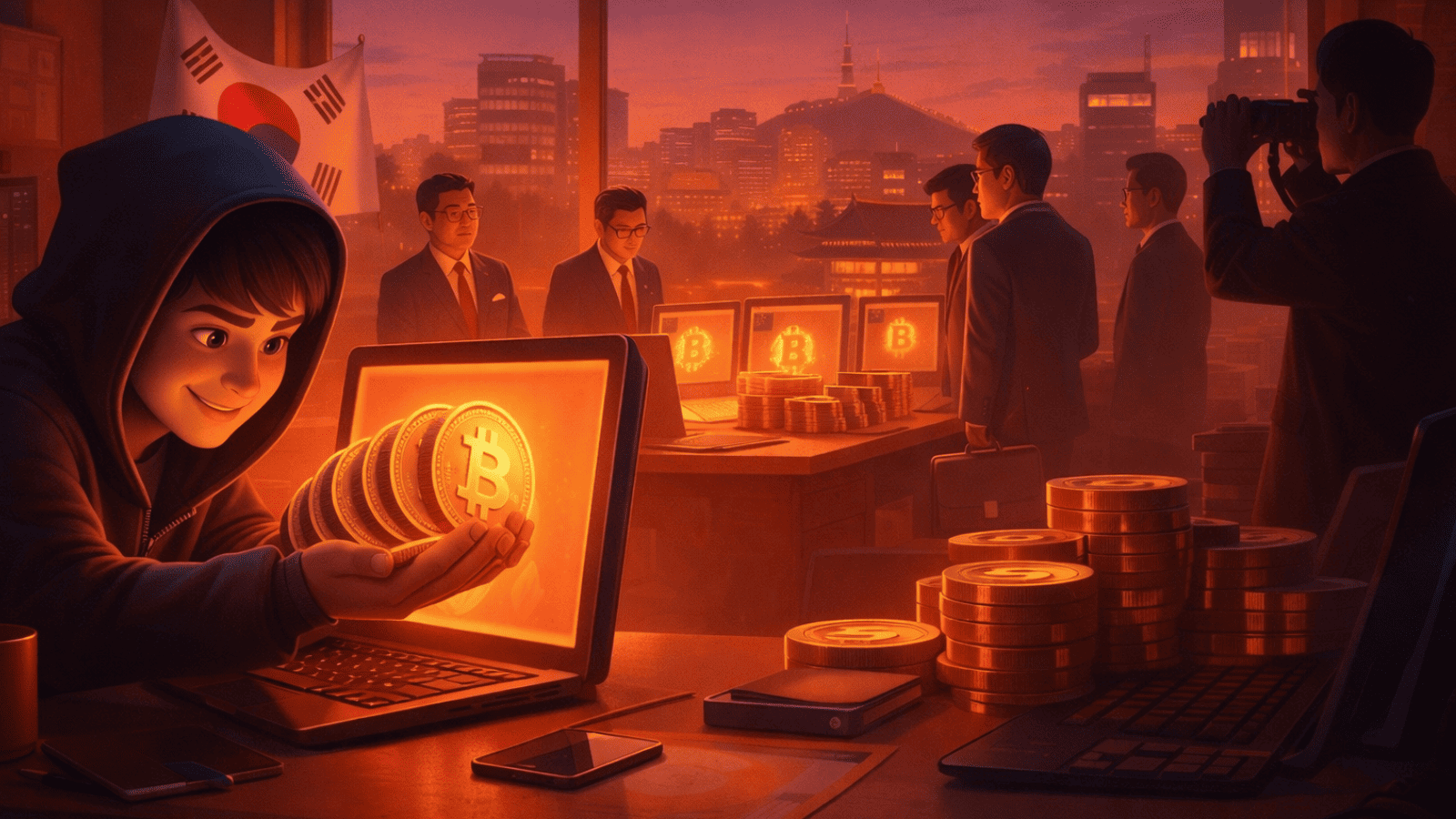 Hacker devolve 320 BTC e governo sul-coreano vende tudo discretamente em 11 dias