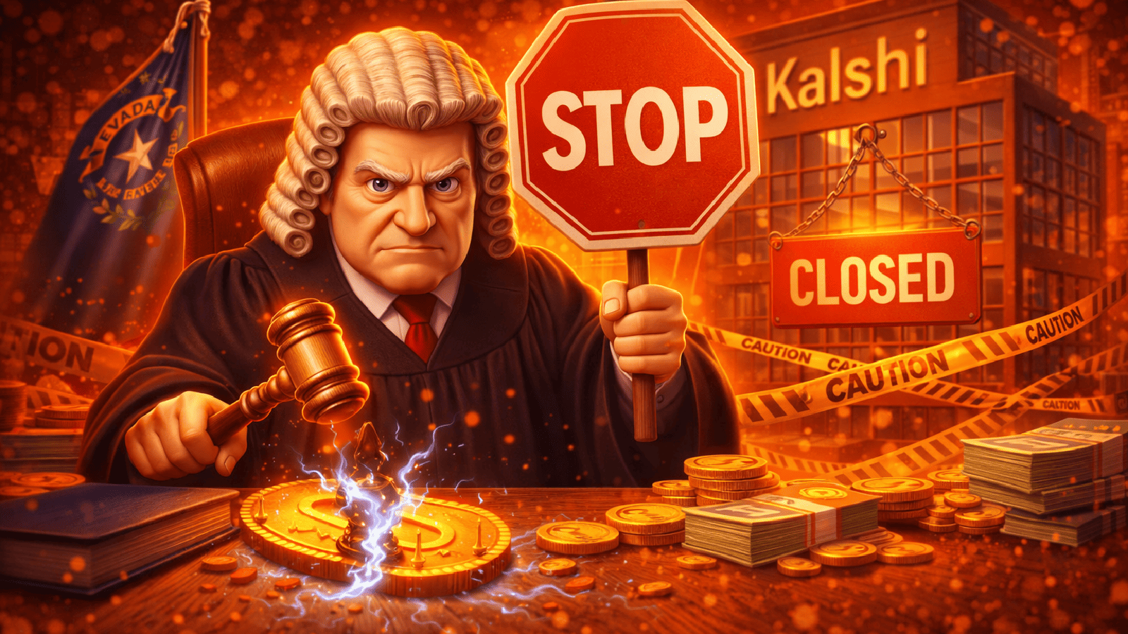 Juiz de Nevada barra Kalshi e suspende operações no estado
