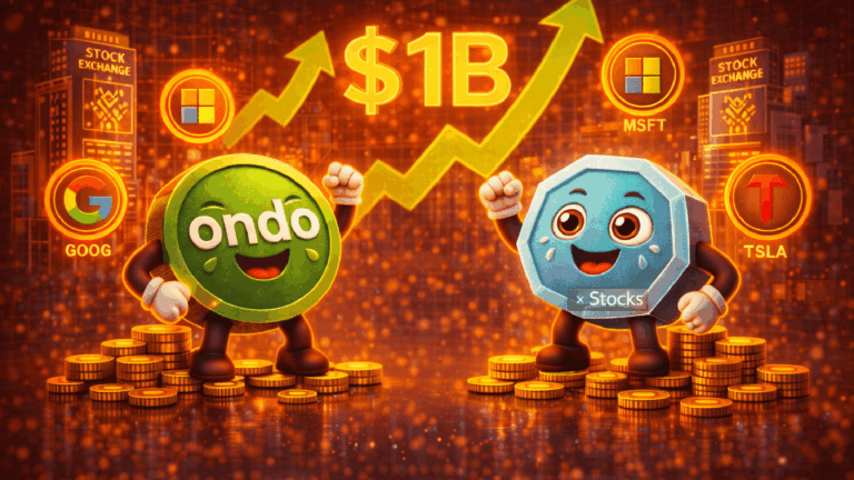 Mercado de ações tokenizadas passa de US$ 1 bilhão com domínio de Ondo e xStocks