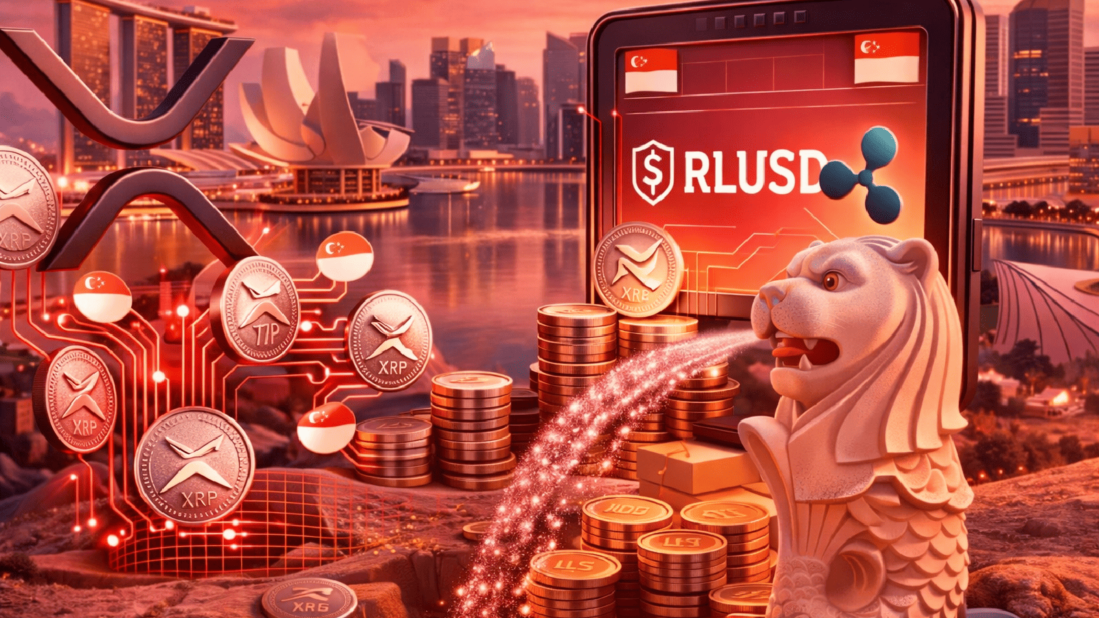 Ripple aposta em XRP Ledger e RLUSD em projeto aprovado pela autoridade monetária de Singapura