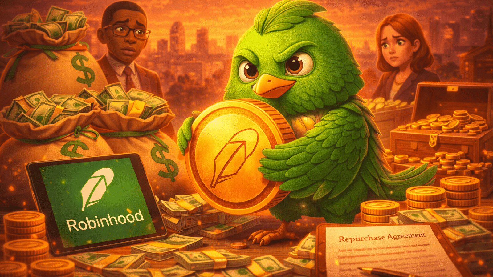 Robinhood aposta US$ 1,5 bilhão em recompra, mas investidores seguem cautelosos