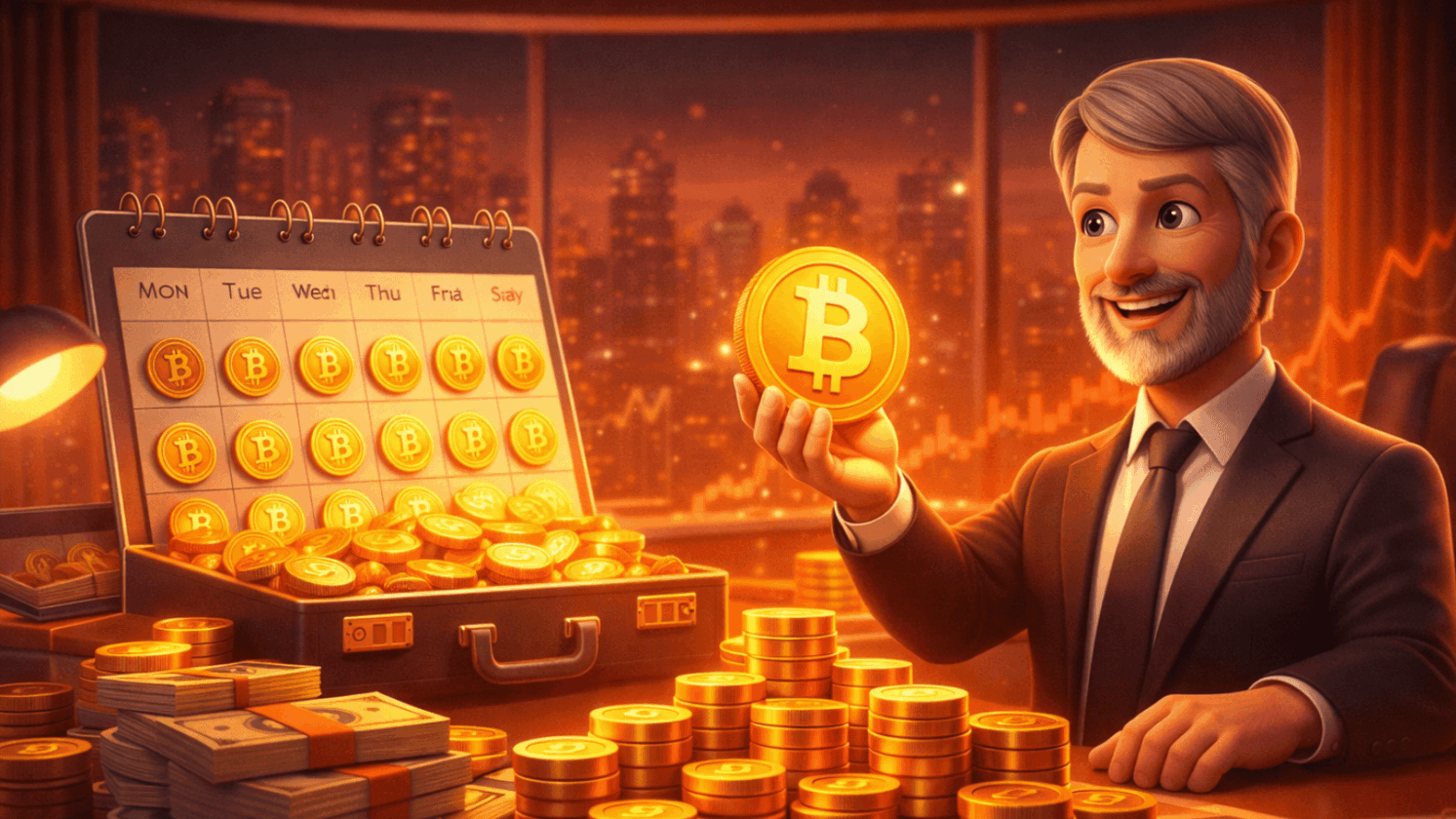 Saylor anuncia US$ 1,2 bilhão em “renda semanal” de Bitcoin e amplia aposta da Strategy