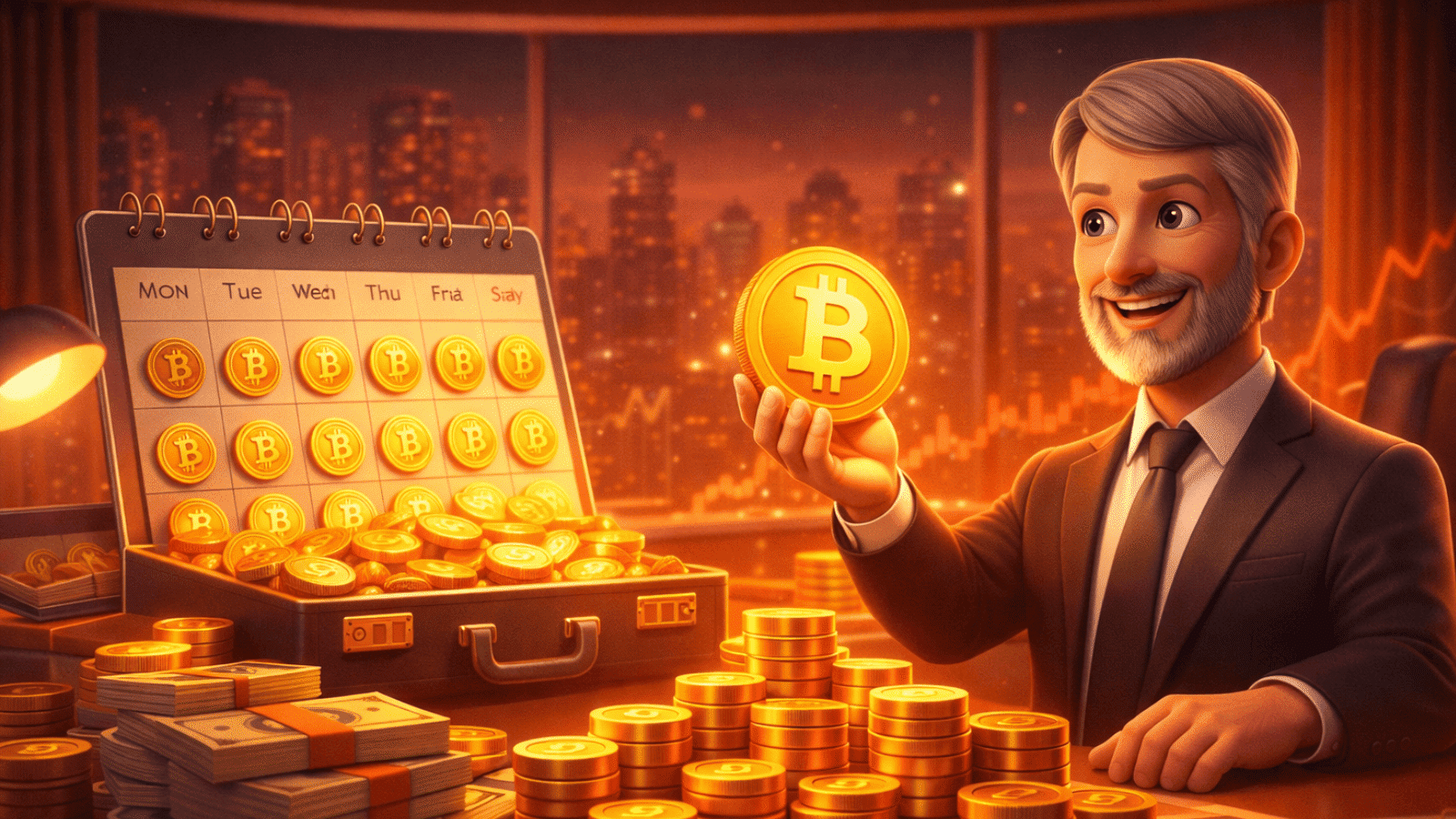 Saylor anuncia US$ 1,2 bilhão em “renda semanal” de Bitcoin e amplia aposta da Strategy