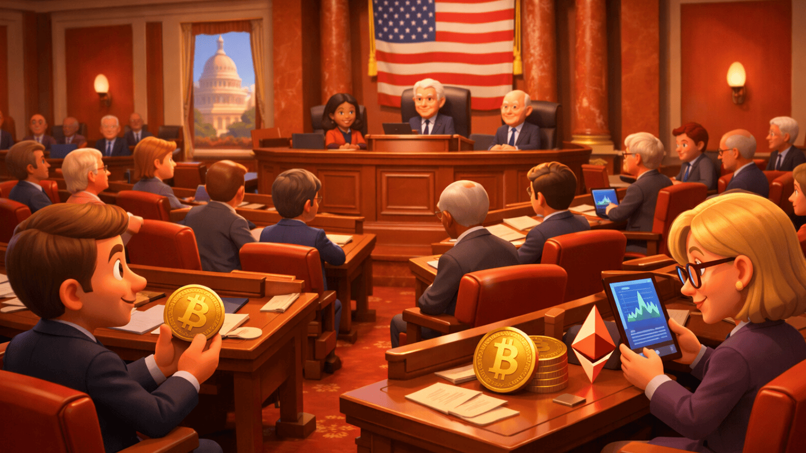 Senado dos EUA se aproxima de votação de projeto que redefine o mercado de criptoativos