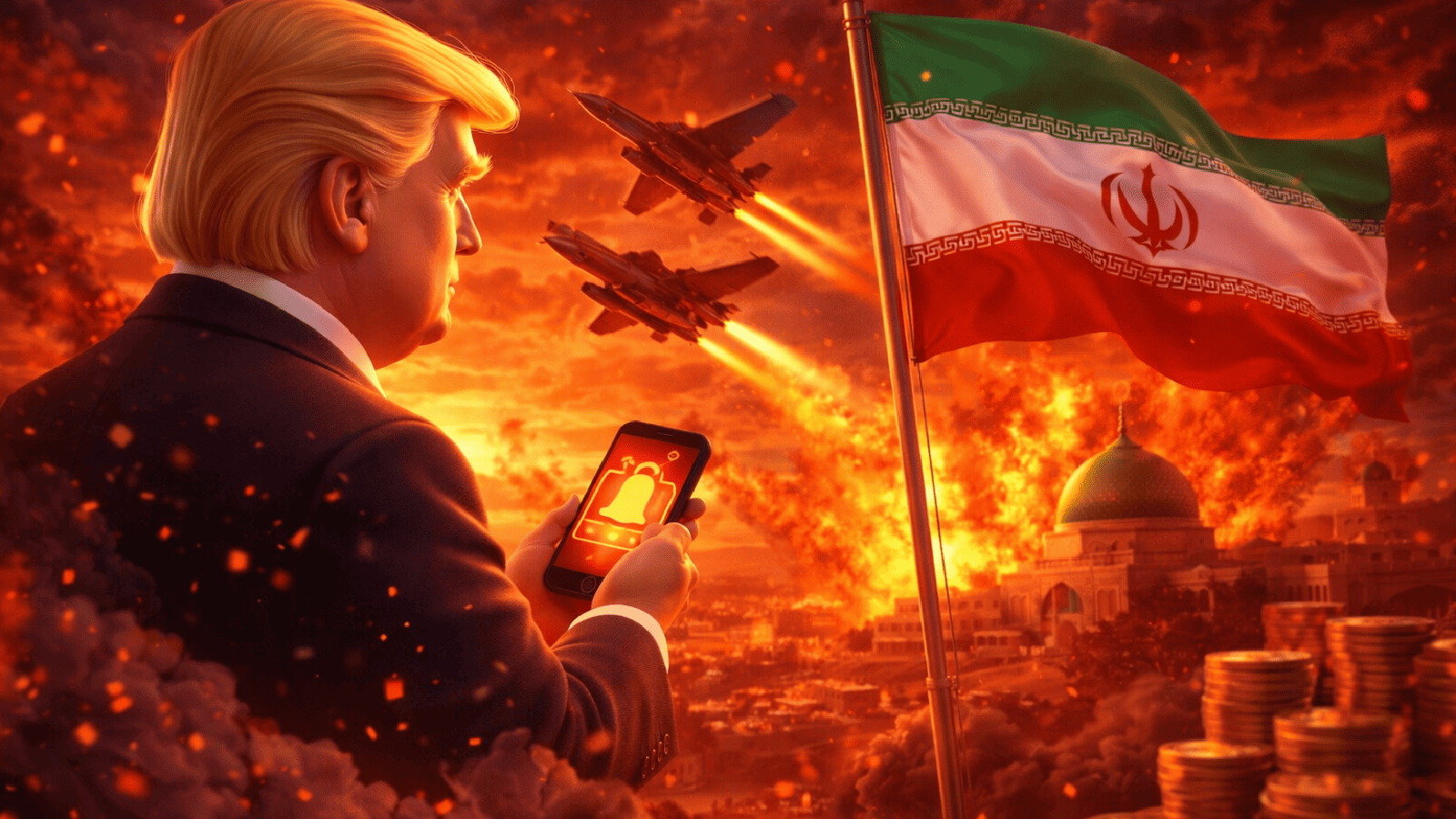 Sinal de Trump sobre o Irã dispara a negociação mais lucrativa de 2026