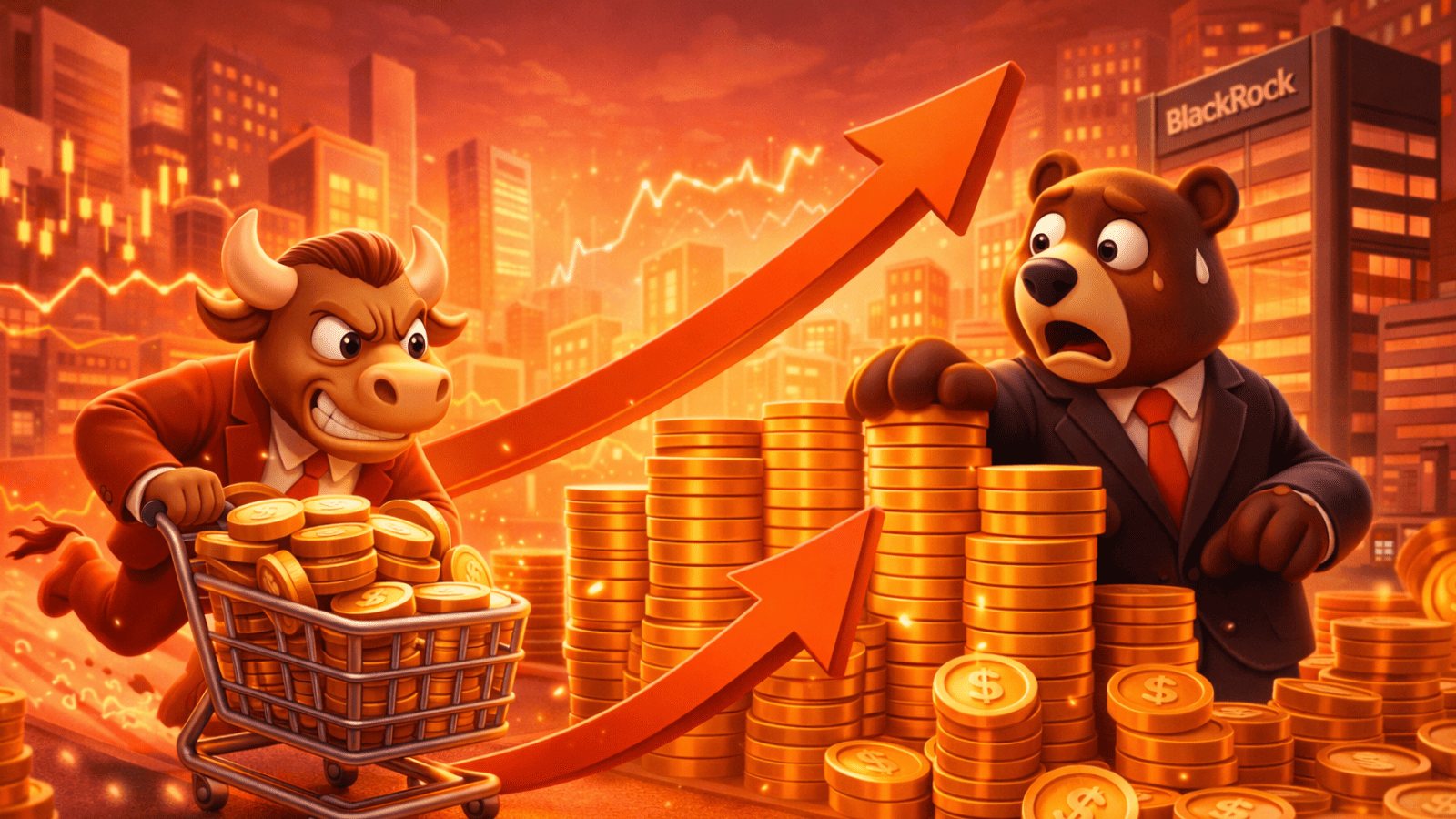 Strategy acelera compras, reduz diferença para 21 mil moedas e pressiona liderança da BlackRock