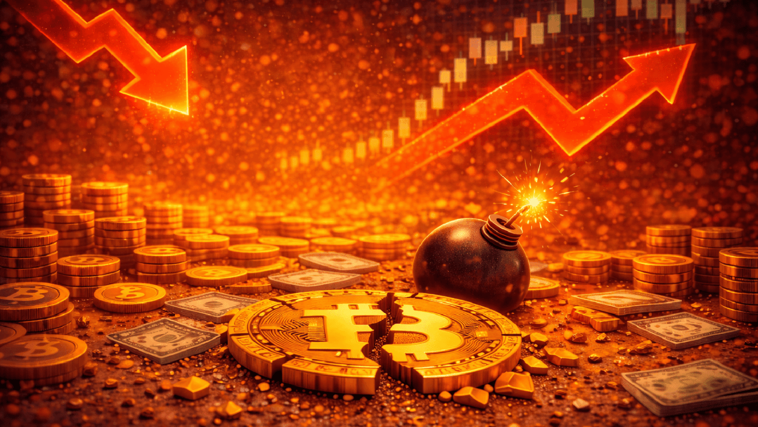 Taxa de financiamento do Bitcoin fica negativa Sinal de queda ou oportunidade explosiva