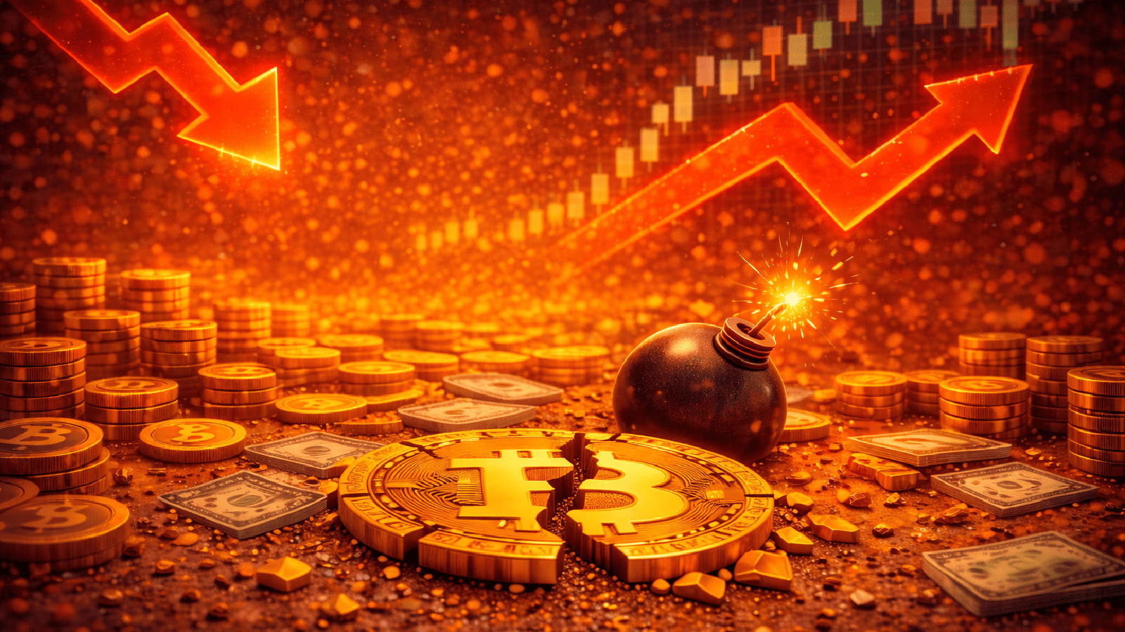 Taxa de financiamento do Bitcoin fica negativa Sinal de queda ou oportunidade explosiva