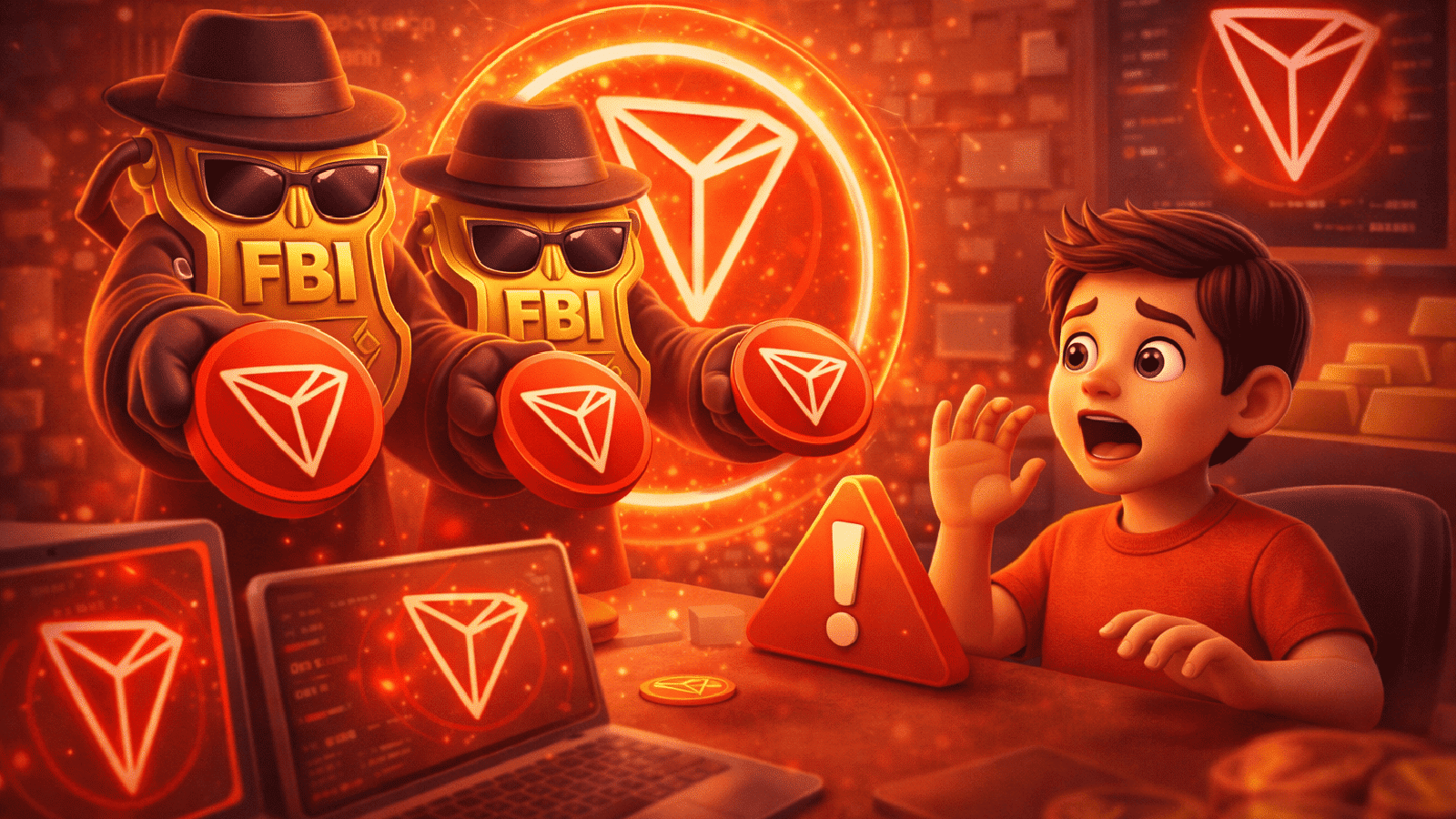 Tokens falsos do FBI estão ameaçando usuários da Tron