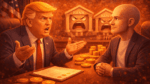 Trump se reúne com CEO da Coinbase e dispara críticas aos bancos por projeto de lei sobre as criptomoedas