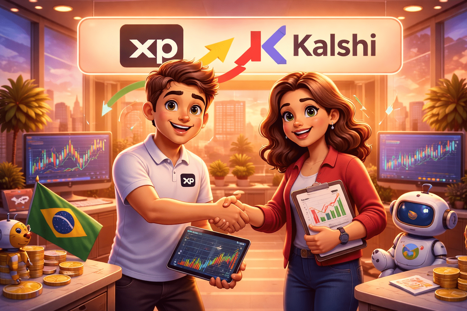XP anuncia parceria com a Kalshi