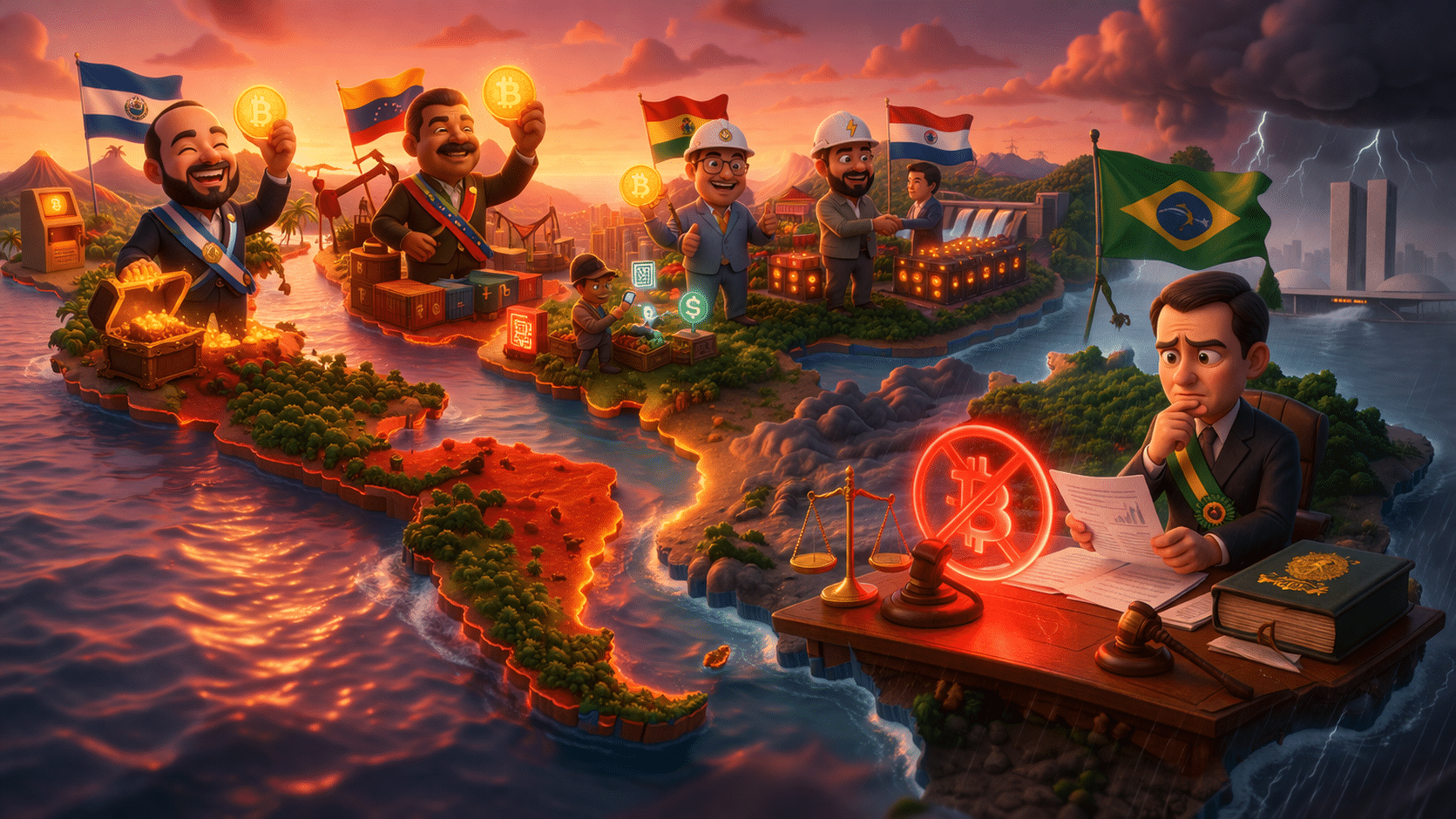 américa Latina Bitcoin