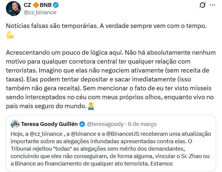 Twitter cz_binance