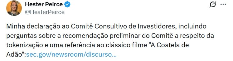 Twitter Hester Peirce