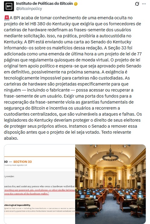 Twitter Instituto de Políticas do Bitcoin