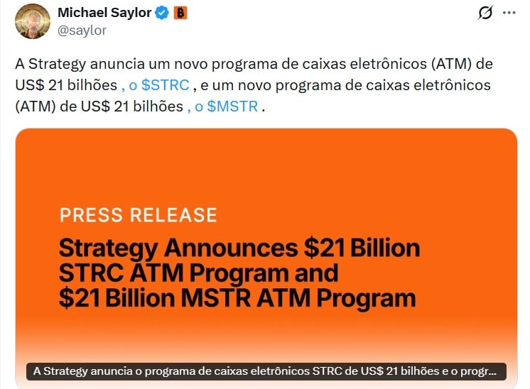 Twitter Michael Saylor