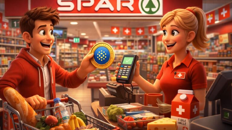 Supermercados Spar na Suíça passam a aceitar ADA com sistema Open Crypto Pay