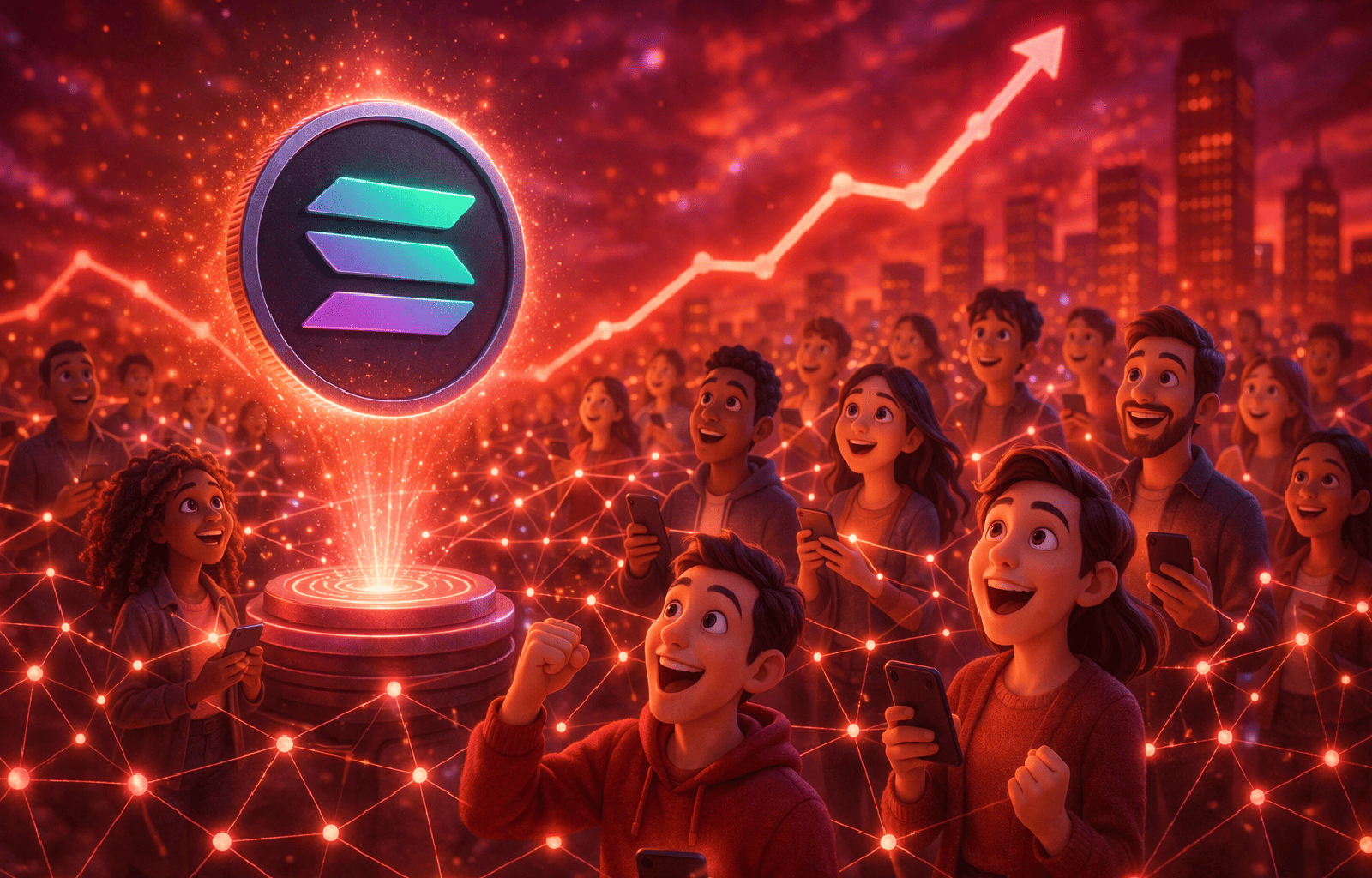 167 milhões de usuários na Solana crescimento recorde pode impulsionar o preço da Solana