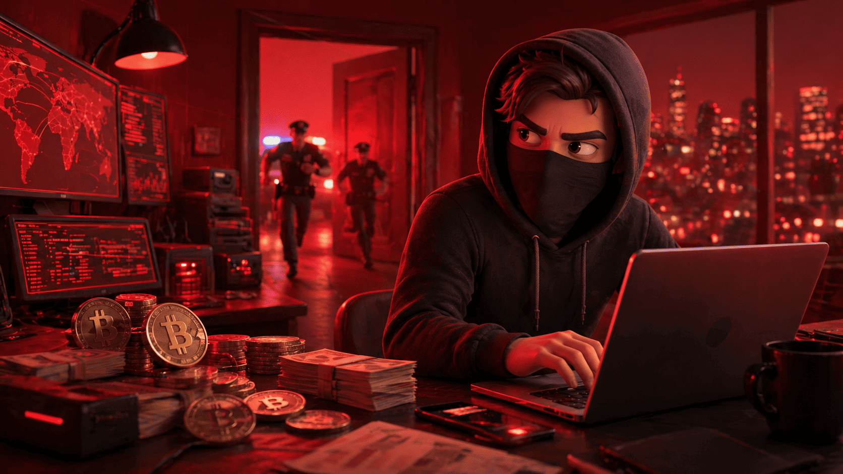 Após prisão e fuga, hacker cripto reaparece e movimenta milhões