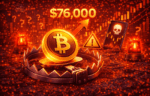 Bitcoin a US$ 76 mil Os dados que indicam uma possível armadilha de mercado