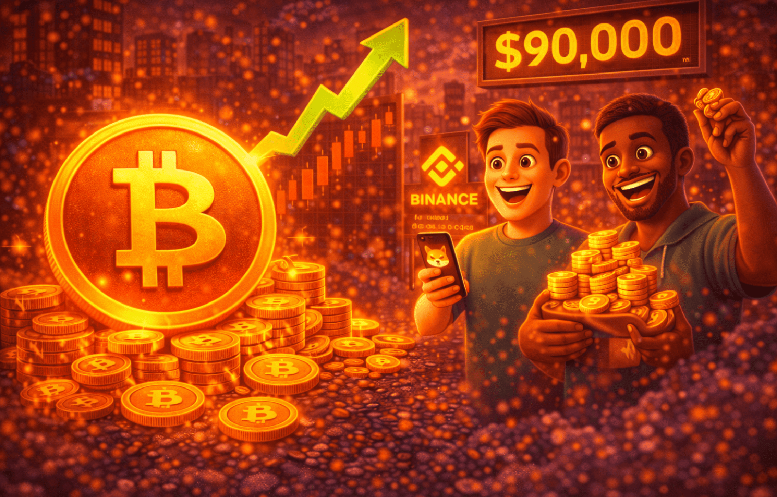 Bitcoin dispara no radar dos US$ 90 mil com investidores comprando pesado na Binance