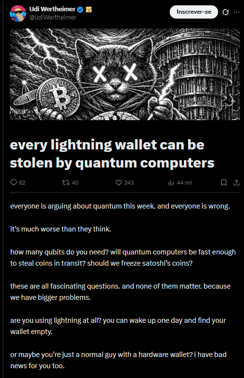 Bitcoin pode ser roubado