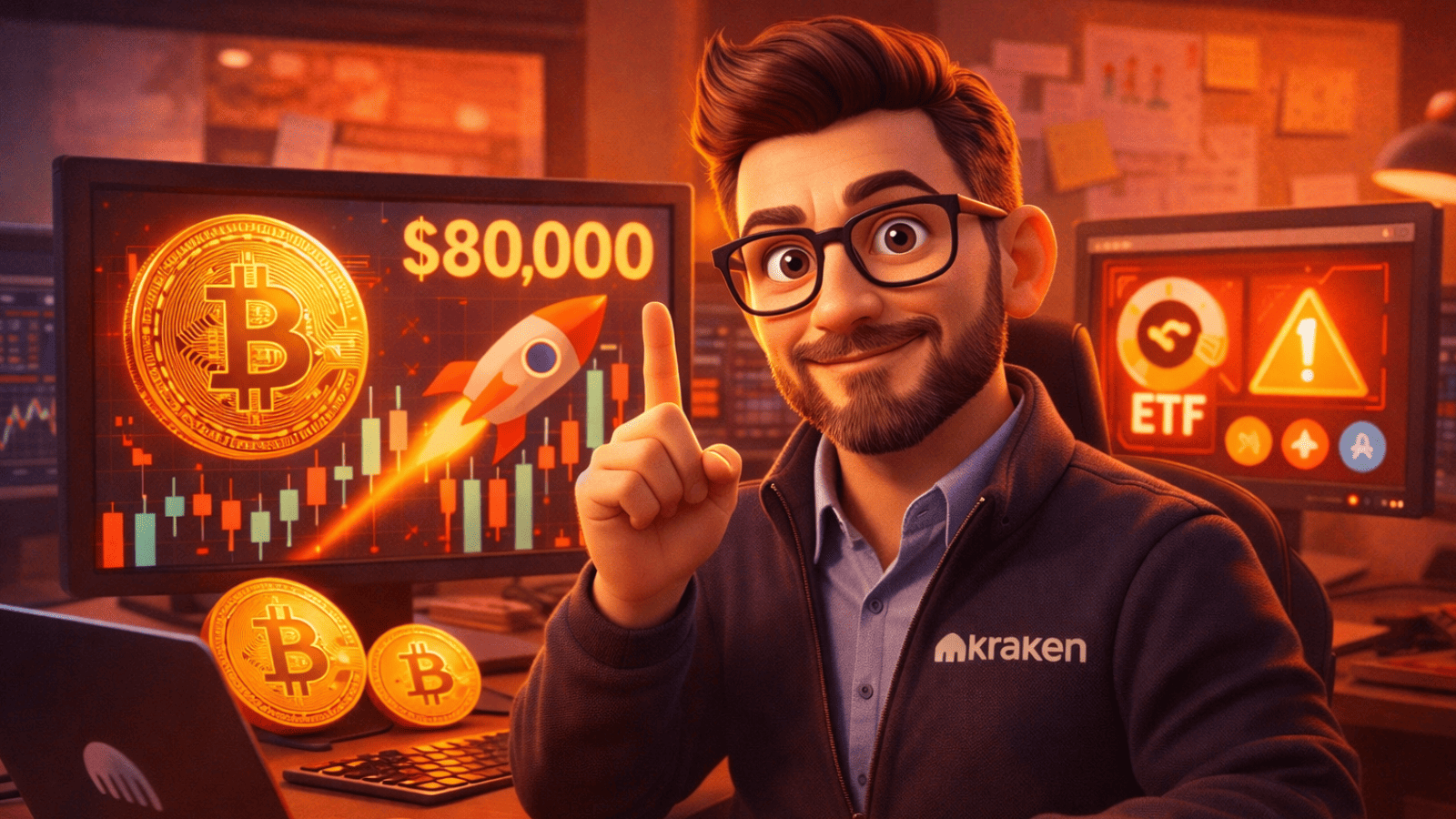 Bitcoin pode voltar aos US$ 80 mil? Especialista da Kraken aponta dois gatilhos