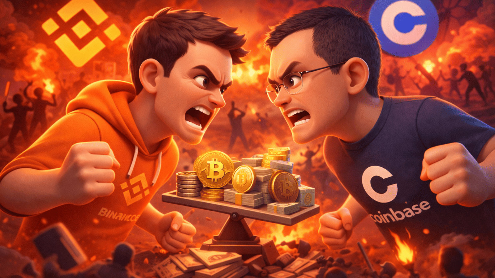 Briga entre gigantes cripto inclui aposta bilionária e acusações graves